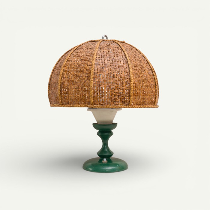 南瓜老藤編桌燈